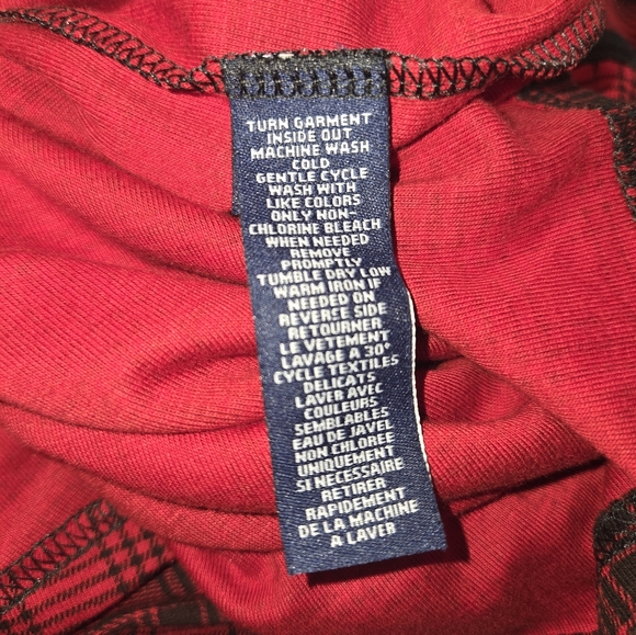 New Chaps Women's 3x Henley long sleeve shirt with 5 button - Picture 10 of 11